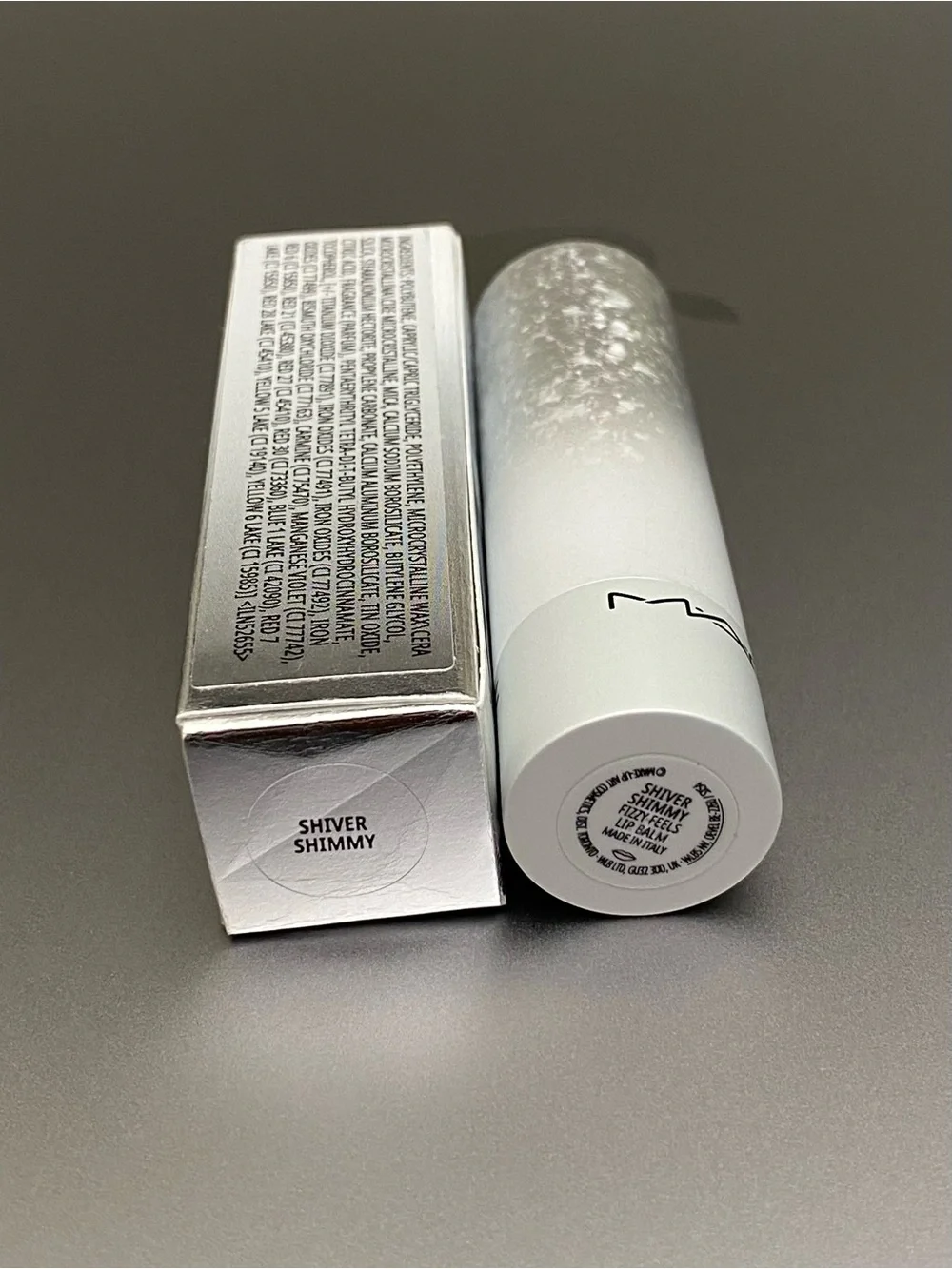 MAC “Shiver Shimmy” Fizzy Feels Lip Balm